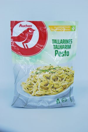 Tallarines pesto Auchan
