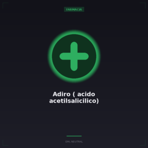 Adiro ( acido acetilsalicilico)