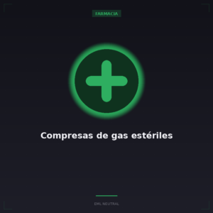 Compresas de gas estériles