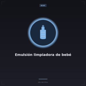Emulsión limpiadora de bebé