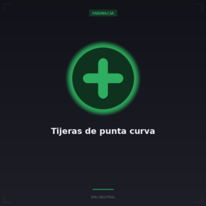 Tijeras de punta curva